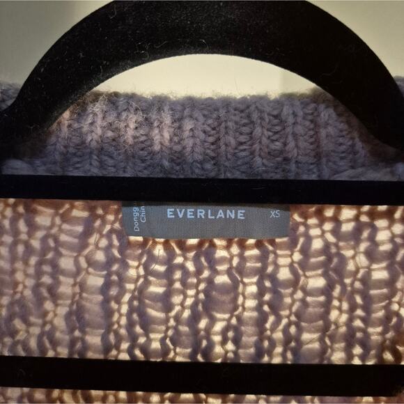 Everlane The Lofty-knit Henley Alpaca Wool Nylon Blend Small - Picture 6 of 10